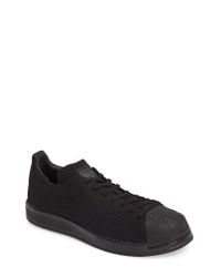 Lyst adidas Originals Superstar Bounce primeknit zapatilla en negro Lyst adidas Originals Superstar Bounce primeknit zapatilla en negro